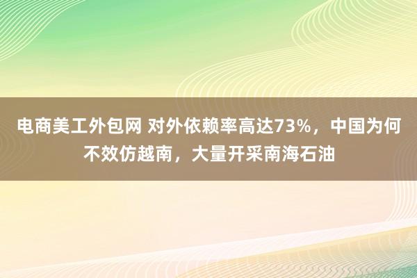 电商美工外包网 对外依赖率高达73%，中国为何不效仿越南，大